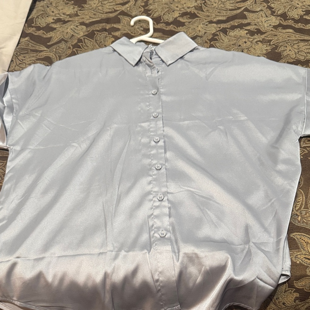 Light Blue Button-Up Shirt